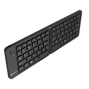 OEM KEYCEO Folding Keyboard Small Office Numeric Keyboard BT Portable Foldable Support 3 Systems Type-C Charging