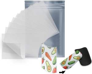 A4 pellicola trasparente per sublimazione per animali domestici 3D trasferimento di calore ad alta temperatura per tastiere custodie per telefono magliette tumbler e tazze-50 fogli - Product Image 1