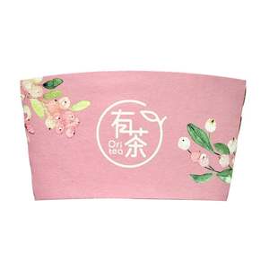 ปลอกแก้วกาแฟซิลิโคนแบบผนังเดี่ยวลายริ้วขนาด 2.5 ซม. พิมพ์ลาย ใช้ซ้ำได้สำหรับเครื่องดื่มอัดลม เครื่องดื่มชูกำลัง ไวน์ - Product Image 1