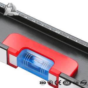 أداة تسوية ZJD-BT120 لأجزاء آلات النجارة، 3 فقاعات تسوية ألومنيوم سهلة القراءة على شكل حرف I، أداة تسوية مغناطيسية قوية - Product Image 4