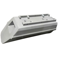 Bateaux en plastique moulé par rotation en LLDPE+EPS, pont flottant modulaire avec charnières