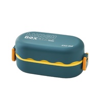 Boîte à lunch en acier inoxydable pour employés de bureau, compatible micro-ondes, pour étudiants, résistante au lave-vaisselle, double couche, pour pique-nique, salade, qualité alimentaire