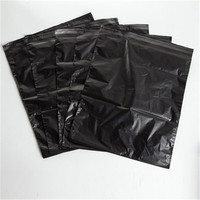 Sacs de Courrier Noirs Lisses Nouveaux en PE – Sacs de Rangement Polyvalents, Enveloppes d'Expédition Auto-Adhésives, Écologiques et Pliables en Plastique