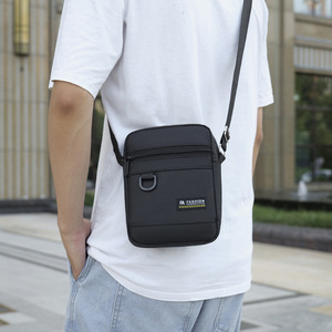 Cross-border Men's Crossbody <b>Bag</b> <b>Mini</b> Small <b>Bag</b> Mobile Phone <b>Bag</b> Simple Single-layer Casual Shoulder <b>Bag</b> Oxford Cloth Handbag - Product Image 2