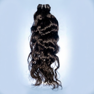 Grade 12A Full Bundles Virgin Indian Remy <b>Hair</b> Extensions Raw Unprocessed Wave Afro No Chemical Processing 100g Machine Double - Product Image 1