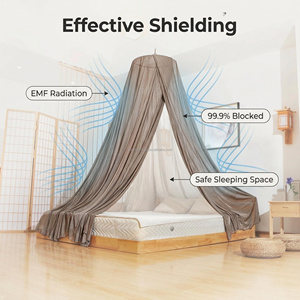 BLOQUER EMF | l'auvent complet: protection EMF, auvent de lit dôme moustiquaire et écran de confidentialité en un - Product Image 2