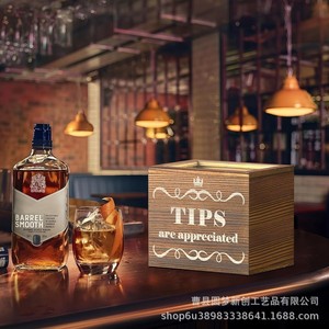 Cross-border wooden suggestion boxes, wooden donation boxes, tip boxes, wooden storage boxes, <b>bar</b> and restaurant suggestion - Product Image 2