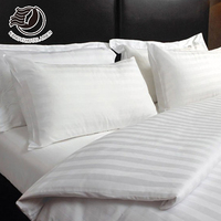 Nouvelle conception de housse de couette en coton tissé 400TC pour hôtels 3/4/5 étoiles, motif uni, personnalisable, toutes saisons