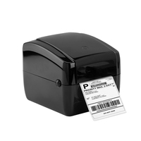 Printer Label stiker gigi biru portabel Mini untuk pencetak termal pengiriman logistik