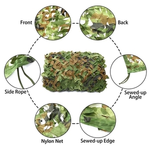 Tissu Oxford <span class=keywords><strong>camouflage</strong></span> pour écran d'intimité de <span class=keywords><strong>jardin</strong></span> et décoration - Product Image 5