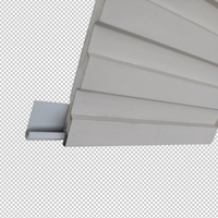 Panel sándwich de PU personalizado, accesorios de aleación de aluminio, tira de conexión de pieza de unión para perfiles de casas de construcción de acero ligero