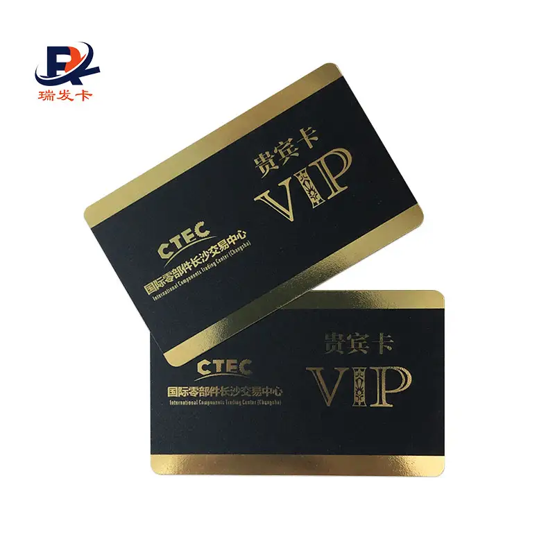 Barkod ile High End özelleştirilmiş akıllı iş üyelik VIP plastik PVC kart