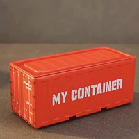 Promotionnel bricolage Logo conteneur forme petit stockage vide boîte-cadeau en métal étain de qualité alimentaire