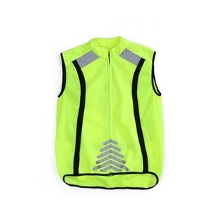 Fluorescent Work Vest <b>Reflective</b> Bicycle <b>Cycling</b> Suit Safety Vest Waistcoat Sports Safety Protection Motorcycle <b>Jacket</b> - Product Image 2