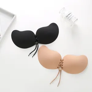 VIMIBRA per la cena adesivo appiccicoso spingere verso l'alto il seno bastone di copertura del seno su sollevare il Silicone invisibile senza cuciture senza spalline senza schienale reggiseni