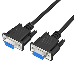 DB9 Serial Cable 1.5M RS232 Male To Female Straight Through COM Data Cable <b>For</b> PC <b>Printers</b> Scanners Engraving Machines - Product Image 1