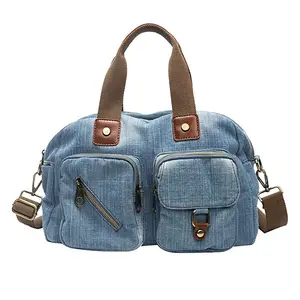 Sac à main en Denim pour femmes, personnalisé, à épaule, en Jean, fourre-tout, Mini polochon, tendance