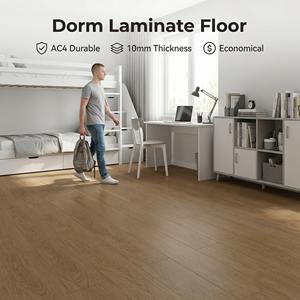 Suelo Laminado Multicapa de Tablas Medianas, Económico y Resistente, de 14 mm, con Aspecto de Madera, para Dormitorios Estudiantiles - Product Image 1