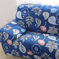 Emballage universel élastique tout-en-un, housse de canapé antidérapante, anti-poussière, extensible, coin imprimé en forme de l, housse pour les quatre saisons