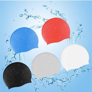 Gorro <span class=keywords><strong>de</strong></span> Natación <span class=keywords><strong>de</strong></span> Silicona Suave y Duradero <span class=keywords><strong>de</strong></span> Alta Calidad, Protege Efectivamente el Cabello y las Orejas, Disponible en Varios Colores - Product Image 1