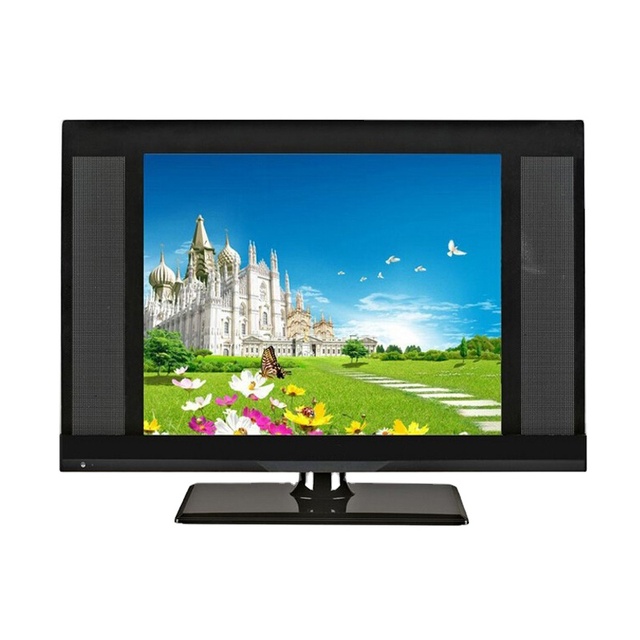 Factory Wholesale 15" - 32" 12V Solar Flat Screen Television Smart TV 15 Inch LCD LED TV DVB-T2/S2/C ATSC ISDB-T Digital TV