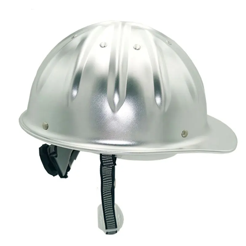 Wejump helm keselamatan kerja pribadi dewasa Amerika, topi pemasok helm keselamatan bahan Aloi Aluminium penuh, pelindung kerja industri konstruksi keras