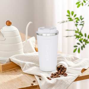 500ML Stylish Insulated Coffee Tumbler, Customizable Business Gift <strong>Cup</strong> for Office Commute &amp; Christmas Presents - Product Image 4
