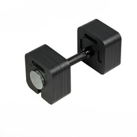 Ensemble d'haltères réglables carrées 16-56 kg, vente en gros OEM/ODM, pour femmes et hommes, entraînement de force, poids libres, équipement de gym à domicile