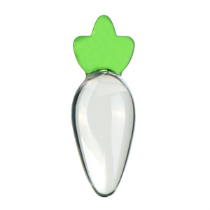 Plug Anale in Vetro Cristallo Liscio a Forma di Ravanella, per Allenamento Anale, Stimolazione del Punto G, Dildo per Masturbazione, Trainer per Apertura Anale, Impermeabile - Product Image 4