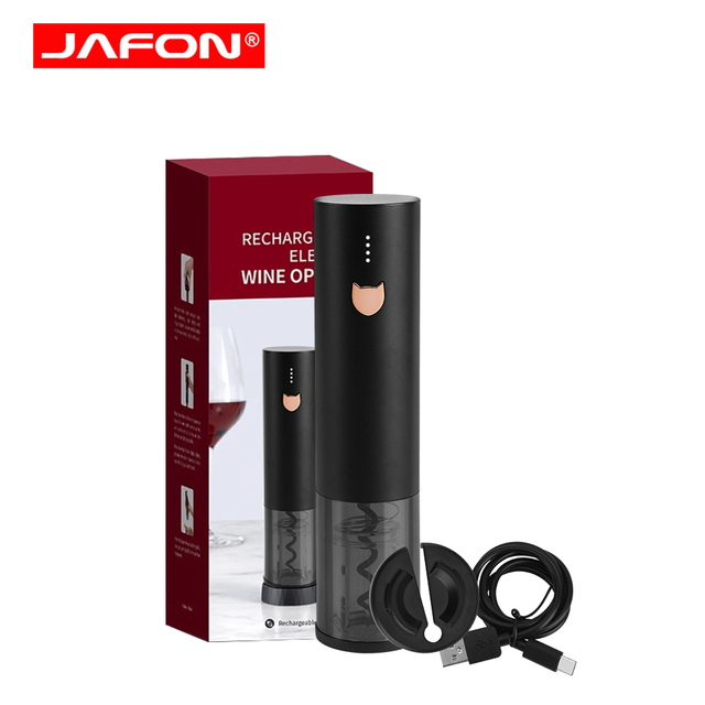 Factory Custom Auto Rechargeable Waiters Corkscrew Electric Wine Opener