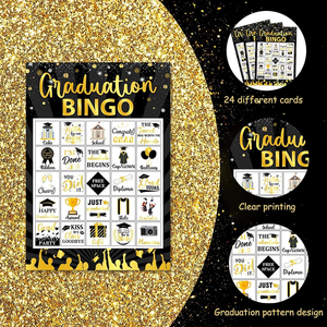 उच्च विद्यालय या कॉलेज स्नातक पार्टी की आपूर्ति के लिए मज़ेदार ग्राद पार्टी गेम कार्ड - Product Image 4