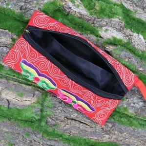 Borsa Ricamata in Tessuto da Donna, Portafoglio Lungo Vintage con Cerniera, Stile Etnico, Pochette, Produzione all'Ingrosso - Product Image 2