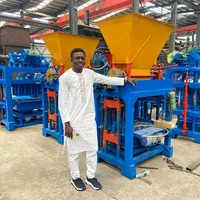 Machine automatique de fabrication de briques creuses en béton, facile à utiliser, pour sable et plastique, avec moule manuel