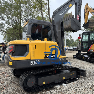 Manutenzione semplice usato 6ton <span class=keywords><strong>Volvo</strong></span> Mini escavatori cingolati di seconda mano importato EC55 60 escavatore per la vendita - Product Image 2