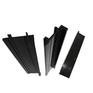 2023 Hot Sale Customized Extruded PVC Stretch Profile for Building and Apartment Use Skirting Profile in Various UPVC Colors