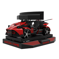 Nouvelle machine d'arcade de simulation de course automobile, simulateur de conduite, volant de jeu vidéo pour centre de jeux, parc d'attractions