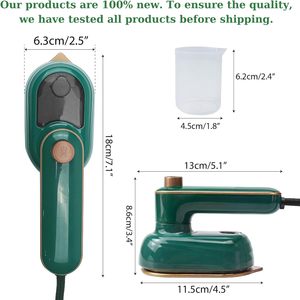 Professional Portable Titanium Mini Steam Iron Hand-Held Air Steam <b>Electric</b> Travel Foldable Iron <b>Steamer</b> Machine Household Use - Product Image 2