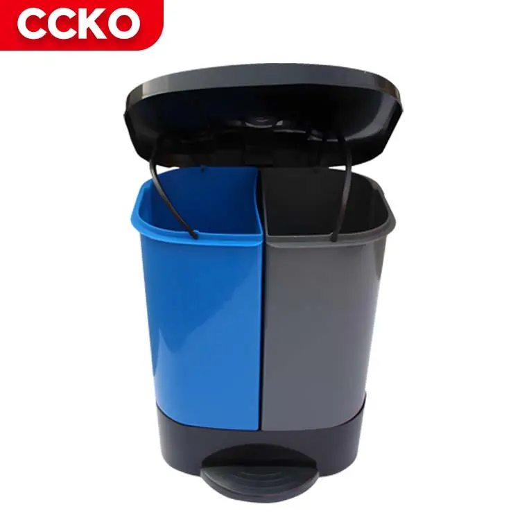 20L 60L13ガロンプラスチックゴミ箱ゴミ箱ゴミ箱ゴミ箱ゴミ箱キッチンリサイクル屋外ごみ箱ペダル付き