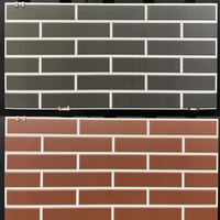 Carreaux muraux extérieurs en pierre de culture 300x600mm, revêtement mural décoratif pour jardin extérieur, aspect pierre naturelle, carreaux en céramique pour villa