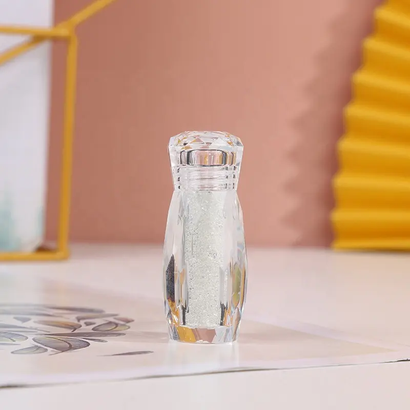 Confezione di bottiglie all'ingrosso sabbia di cristallo perline minuscole decorazione di strass per unghie perline di caviale di vetro glitterato