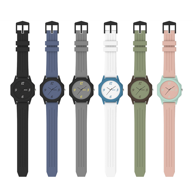 Quartz Wrist Watch for Girls Boys Simple Design Sport Fashion Features Watch Pointer Dial Students Gift