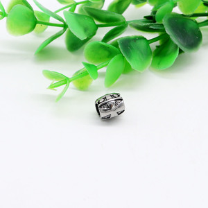 yunnique Stainless Steel Oval <b>Spacer</b> Beads 5.0mm Aperture Retro Design For Jewelry Making - Product Image 4