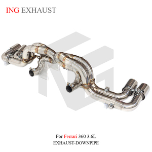 Tubo di Scarico Dritto in Acciaio Inox per Ferrari 360 3.6L di Alta Qualità, Prodotto da ING Factory - Product Image 2