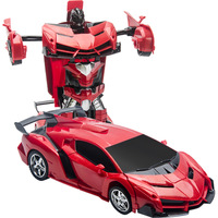 Grande Vente 2024 : Jouet Voiture Télécommandée 2-en-1 Robot Transformable RC pour Cadeau d'Enfant, Niveau Expert, Contrôle 6 Canaux, Métal
