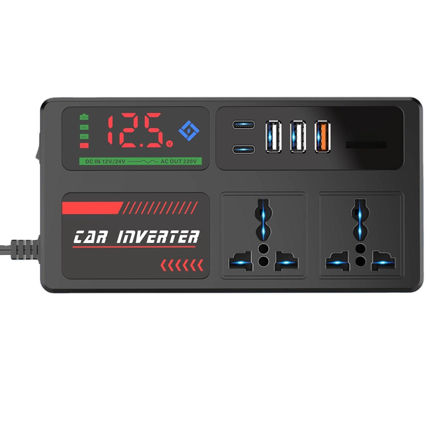 AC Power~Car Inverter 12v24v to 220V Converter Home Power Transformer Charging Socket