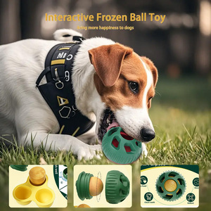 Venta caliente lamiendo bola perro masticar juguete silicona <span class=keywords><strong>comida</strong></span> perro golosinas dispensador fácil limpieza perro rompecabezas juguete con molde <span class=keywords><strong>de</strong></span> congelación - Product Image 3