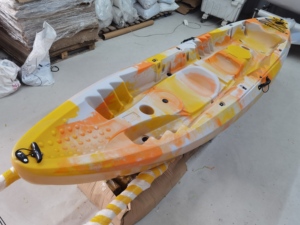 2人用カヌーカヤックRotomolded着座トップダブルシート釣り用 - Product Image 2