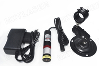 DOE Viseur Étanche D20X90mm Focalisable 660nm 5V DC 10mW ~ 200mW Module Laser Rouge pour le Positionnement (avec Support et Adaptateur)