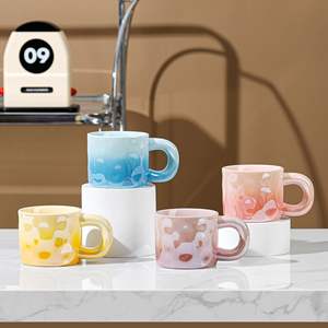 Tasse en céramique créative de haute beauté tasse à poignée en forme de marteau et de perles tasse à eau de bureau tasse à café - Product Image 3