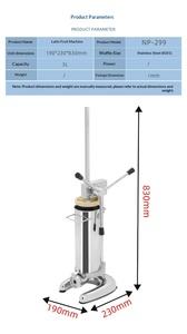 Máquina de Churros <span class=keywords><strong>Profesional</strong></span> Comercial de 220V LD - Máquina de Snacks Latinos de Alto Volumen para Uso en Panadería, Fácil de Operar - Product Image 4